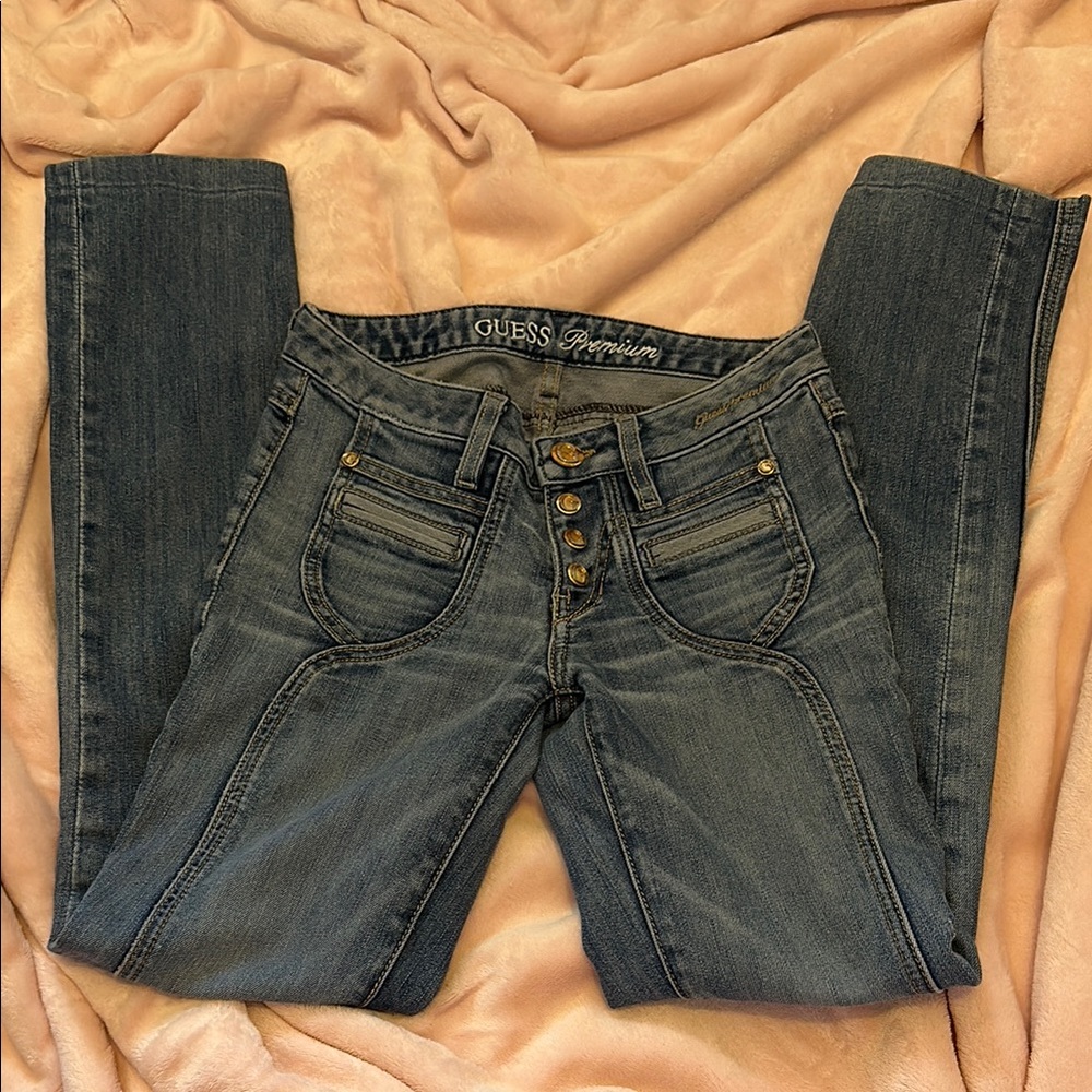Guess Blue skinny jeans